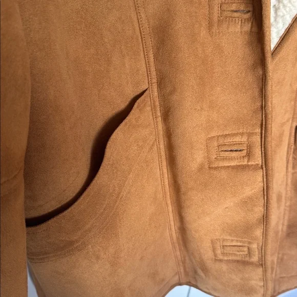 H&M Cream Shearling Lined Jacket - Picture 2 of 5